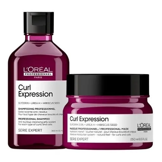 Loreal Curl Expression Kit Shampoo Antirresíduos + Másc 250g