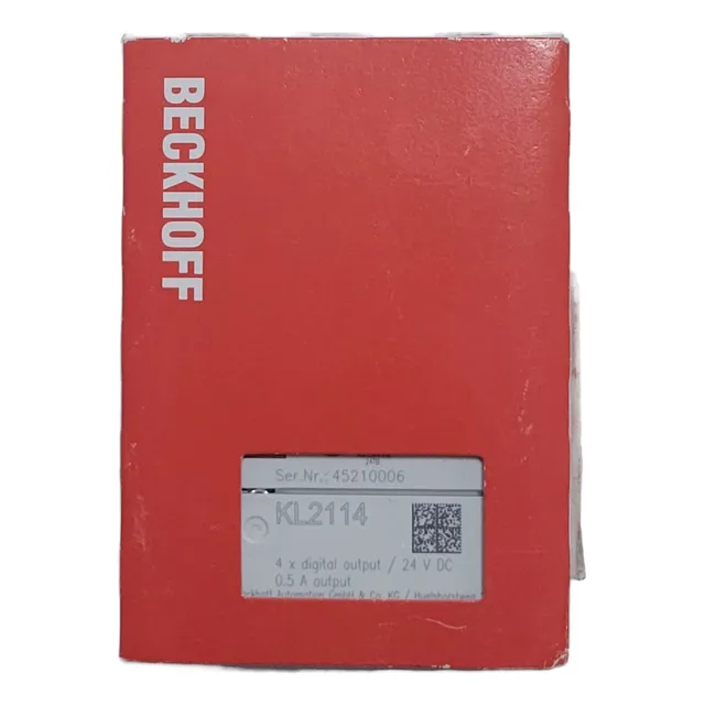 Beckhoff Kl2114 Modulo De Salidas Digitales 4 X 24 Vdc 0.5a