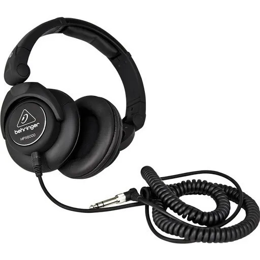 - Audífonos Behringer Hpx6000 - Profesionales Para Dj - Color Negro