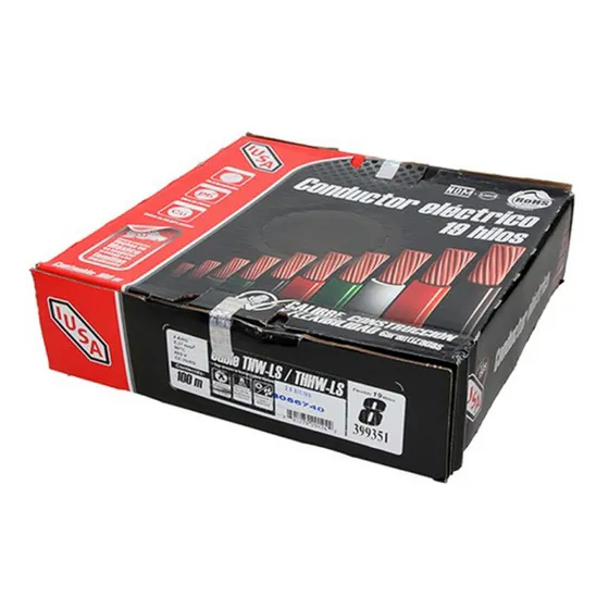 Cable Cal. 08 Blanco Thw 1 Hilo 100m Iusa 399351