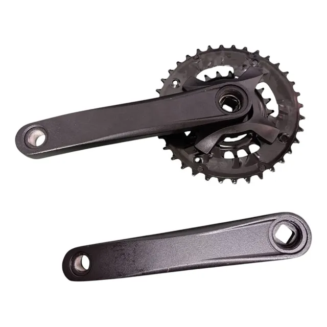 Plato Y Biela Aluminio 36/22t Para Bicicleta