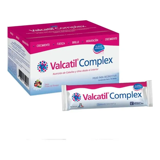 Valcatil Complex Colageno En Polvo Nutrición Cabellos Y Uñas