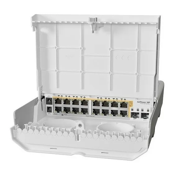 Mikrotik Cloud Router Switch Crs318-16p-2s+out Netpower