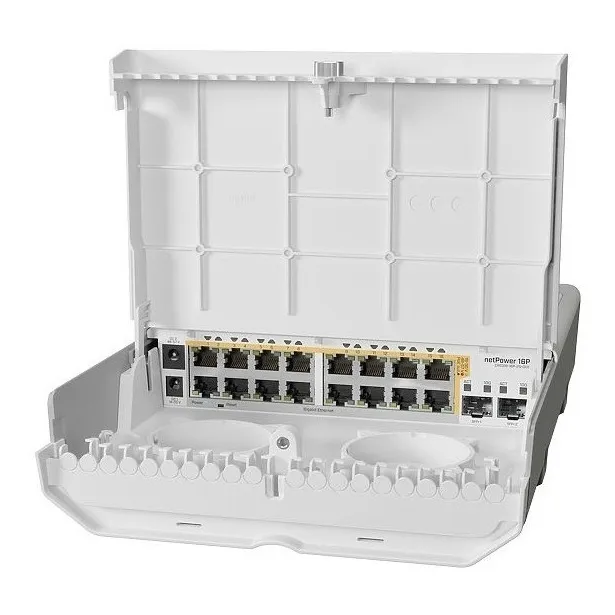 Mikrotik Netpower 16p Switch Poe Exterior Gigabit 24v/48v