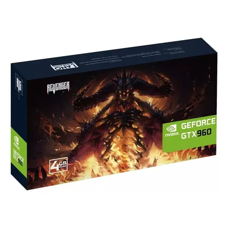 Placa De Vídeo Gtx 960 4gb Ddr5, Desempenho Superior Top Pro
