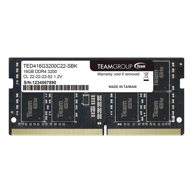 Memoria Ram Teamgroup Elite, 16 Gb, 3200 Mhz, Ddr4, 260 Pine