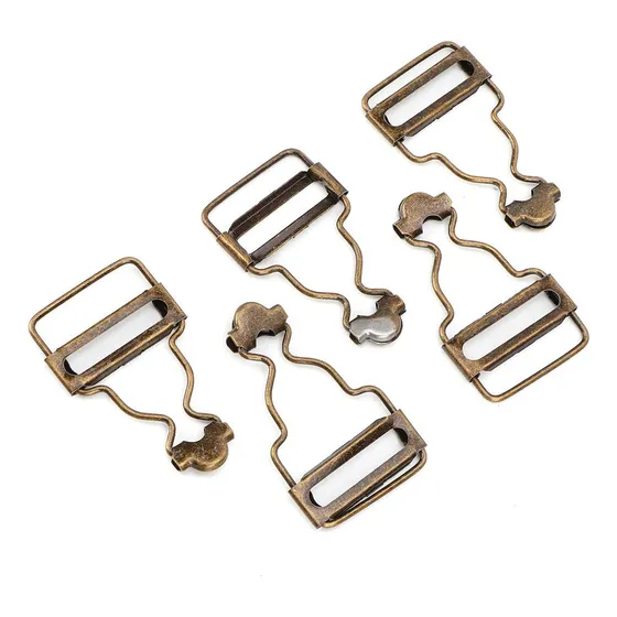 10 Hebilla Metal Ajustabl 1.1 in Para Ropa Niño