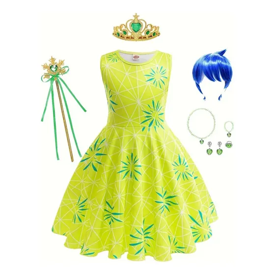 Vestido Disfraz Alegría Intensamente