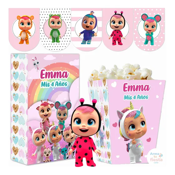 Kit Imprimible Bebé Llorones Texto Editable