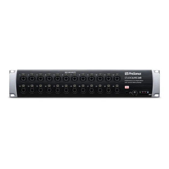 Mesa De Som Rack Mixer - Presonus Studiolive 24 R