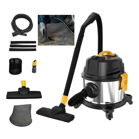 Aspirador De Pó E Água De Potência 3em1 Soprador Inox 1600w 15l-inox 220v