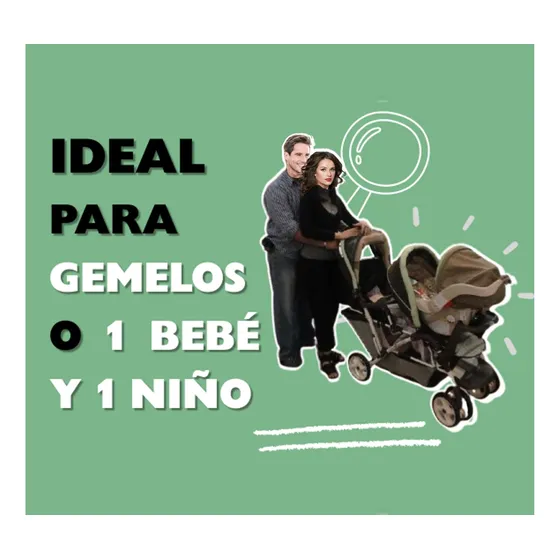 Graco Duoglider - Coche Ideal Para 1 Bebe + 1 Niño