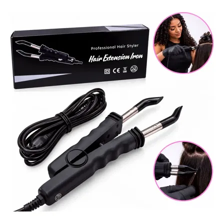 Pinça Loof Aplicação De Queratina Em Mega Hair Bivolt 200°c