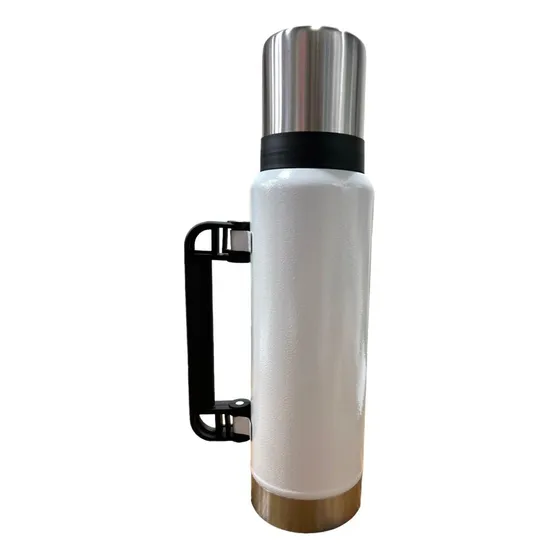 Termo Acero Inox 1.3 Litros Pico Cebador Manija Frio/cal