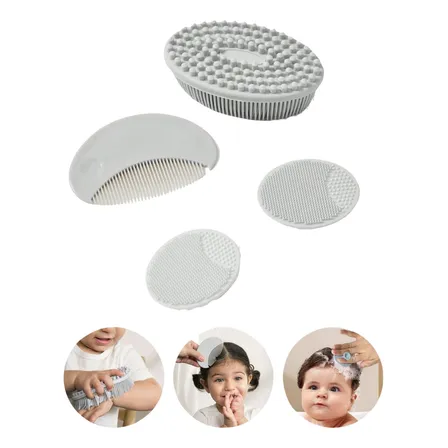 Set Higiene Bebe 4 Piezas De Accesorios Para El Baño