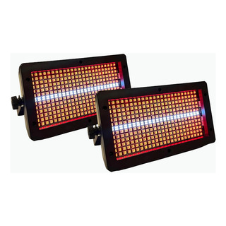 Kit 2 Mini Strobo Led St-336-a Rgbw Dmx Dj Efeito De Luz Kit 2 Mini Strobo Led St-336-a Rgbw Dmx Dj Efeito De Luz