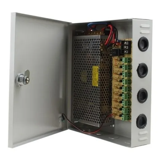 Fuente De Poder Centralizada 9 Canales Dc 12v 15amp