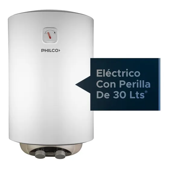 Termotanque Electrico 1500w Philco Phte030b2 30lts Color Blanco