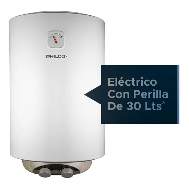 Termotanque Electrico 1500w Philco Phte030b2 30lts Color Blanco 220V