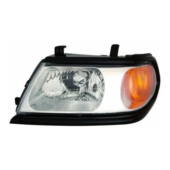 Faro Delantero Mit. Montero 07-08 Izq. Black
