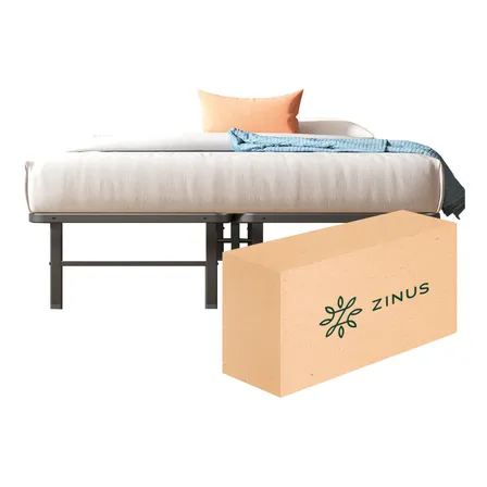 Base De Cama  Zinus  2 Plazas  150x190x30cm Rumi
