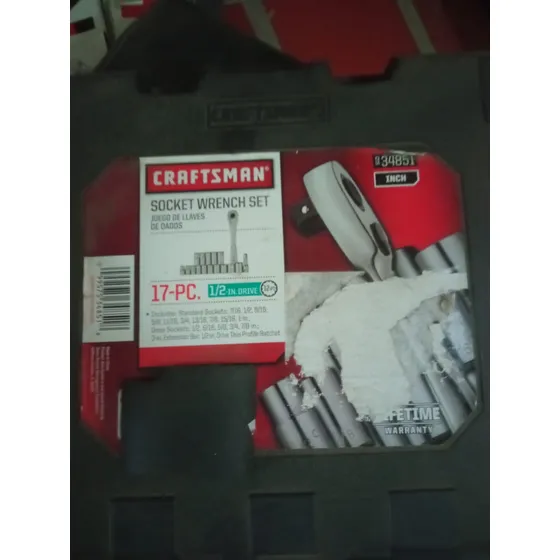 Juego Llaves De Dados Craftsman De 17 Pc 1/2-in Drive