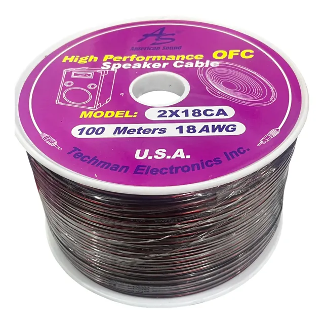 Cable Para Corneta 2x18 American Sound Por Metro