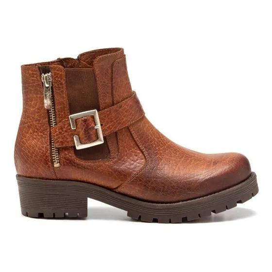 Botas Con Hebilla Para Mujer De Caña Media Gravagna