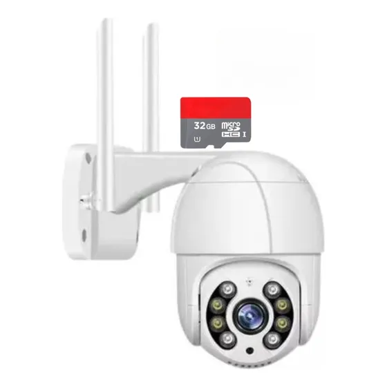 Camera Segurança Icsee Wifi Onvif + Cartão De Memoria 32gb
