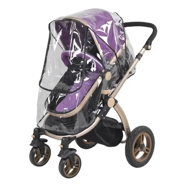 Cubre Coche Transparente Con Cierre Frontal
