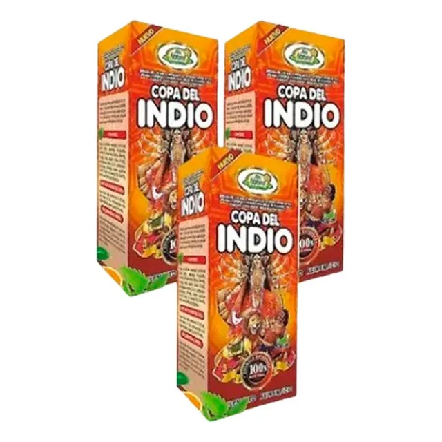 3 Und Copa De Indio Mas Natural 500ml