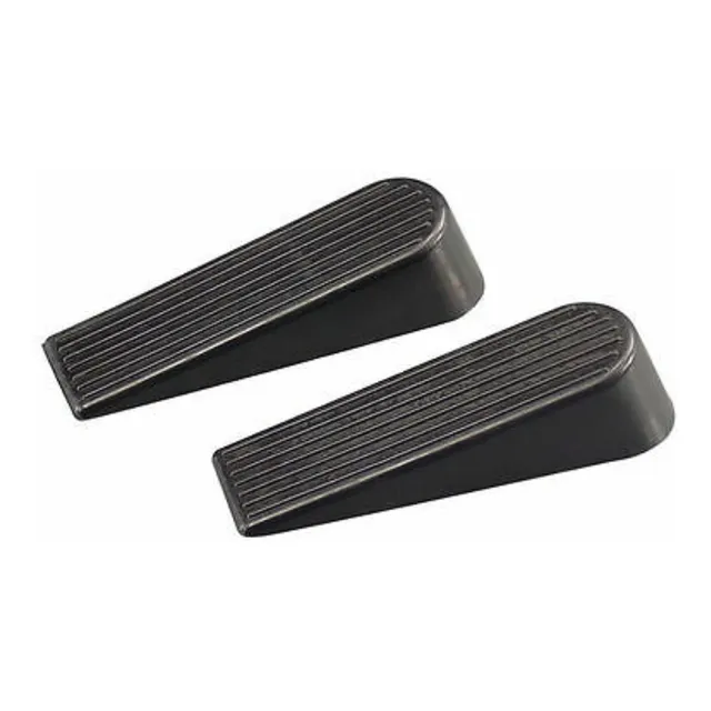 Pack 2 Topes Para Puertas A Piso Tipo Cuña, Traba Puerta