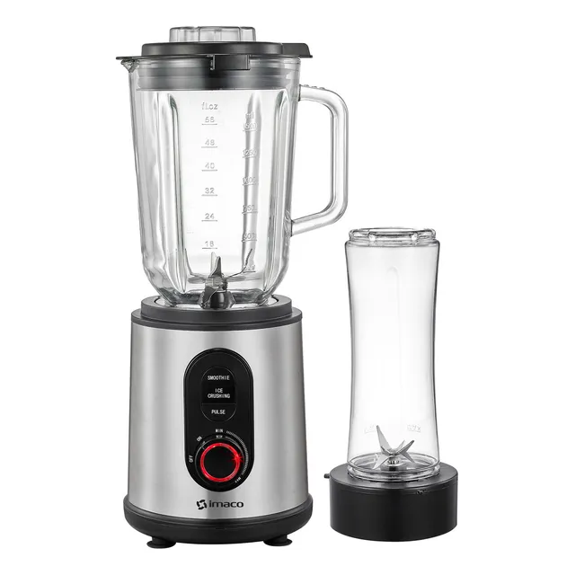 Licuadora Acero 1200w Vv 15l Imaco Bls1260 Color Negro