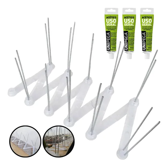 Espicula Anti Pombos Protetor Ar Condicionado Para Pomba 30m