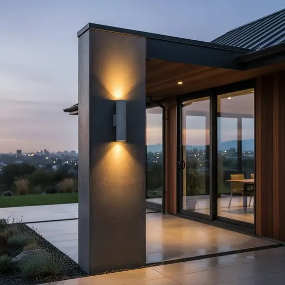 Aplique Spot Exterior Luz Bidireccional Para Pared Pase Gu10 | Cuotas sin interés