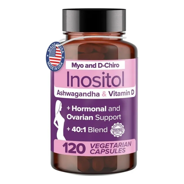 Myo-inositol & D-chiro Inositol Con Ashwagandha Y Vit D3