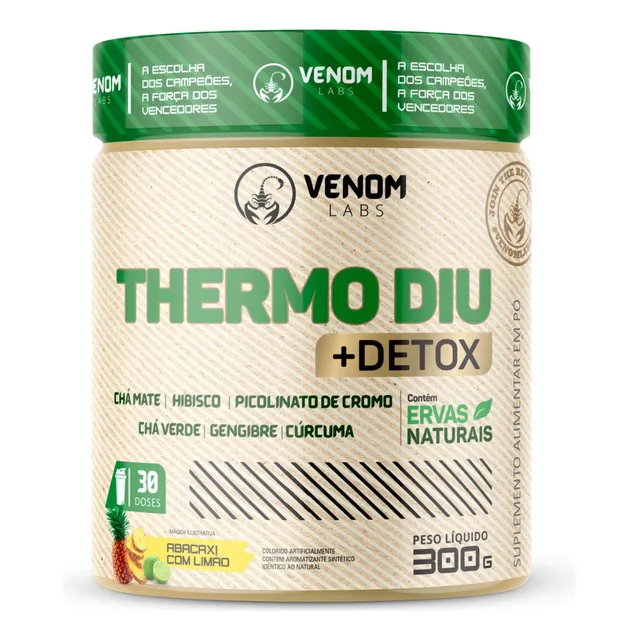 Thermo Diu 300g (termogênico + Diurético + Detox) Venom Labs