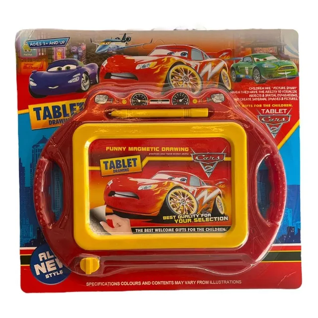 Pizarra Magica Con Marcador Cars Juguete Borrador Dia Niño