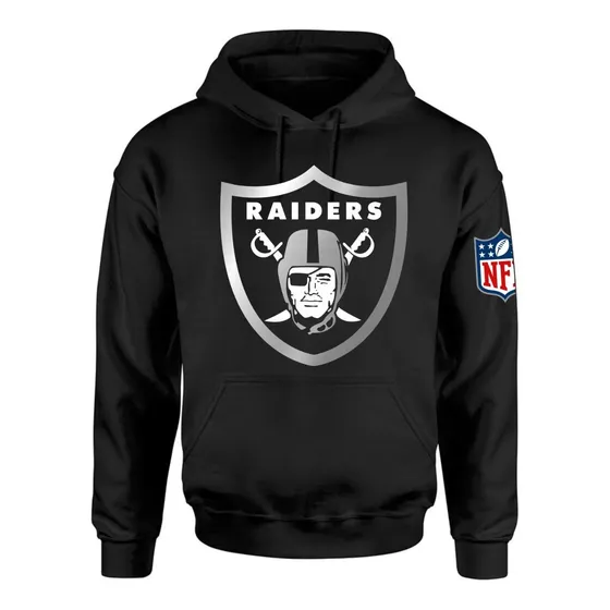 Sudadera Estilo Raiders, Unisex Con Capucha Clasico