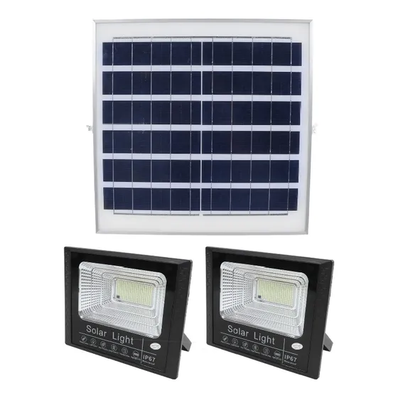 Reflector Led 800w Lampara Panel Solar Control Remoto