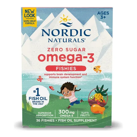 Suplemento Nordic Naturals Nordic Omega-3 Fishies, 36 Porcio