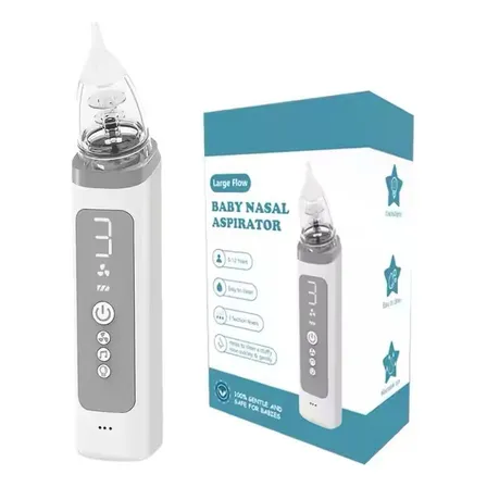 Aspirador Nasal Bebe Saca Mocos Eléctrico Con Estuche Blanco
