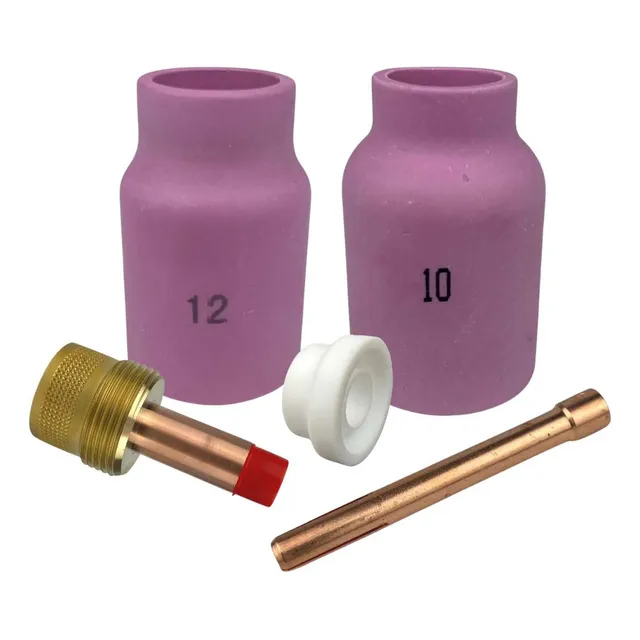 Kit Bocal Tig Gas Lens Pesado 2,40mm - Soldaforte 