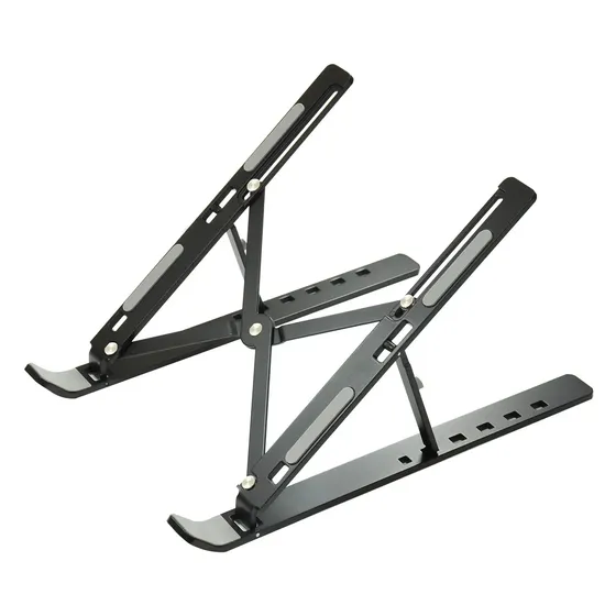 Base Suporte Ergonômico Portátil Dobrável Ajustável Regulável De Alumínio Para Notebook Laptop Macbo