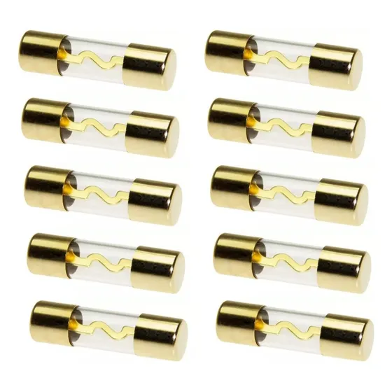 Fusibles Agu 60 Amper Dorado Potencia Audio X10