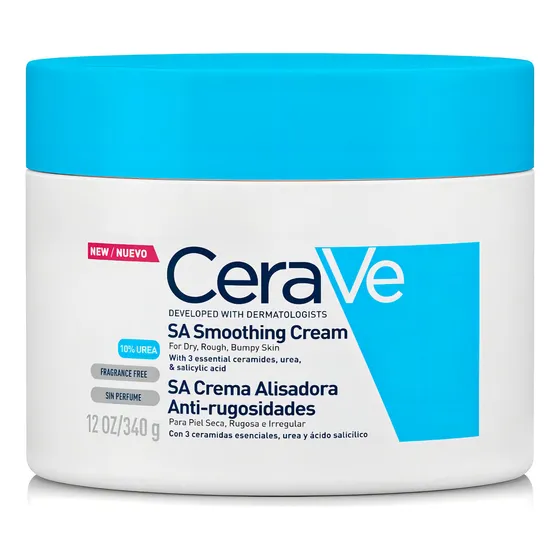 Crema para cuerpo CeraVe Alisadora Anti-Rugosidades Crema Cerave Con Ácido Salicílico Alisadora Anti-rugosidades en pote de 340mL/340g