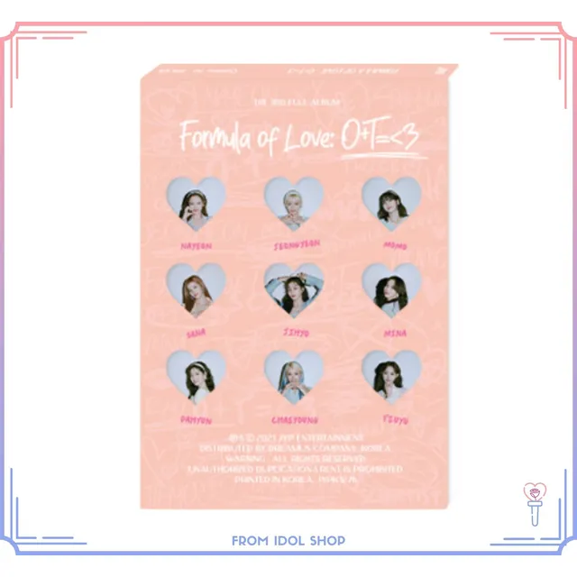 Twice - 3rd Full Album Formula Of Love: O+t=3 Original