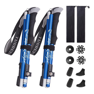 2 Piezas Bastones Trekking Plegables For Senderismo Ligero 2 Piezas Bastones Trekking Plegables For Senderismo Ligero