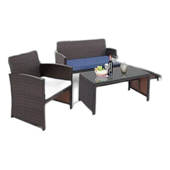 Juego De Muebles De Exterior Compatible Con Terraza O Balcón