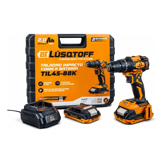 Taladro Atornillador Percutor Brushless 18v Mandril Metalico